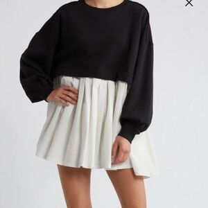 Black and White Women's Skirt